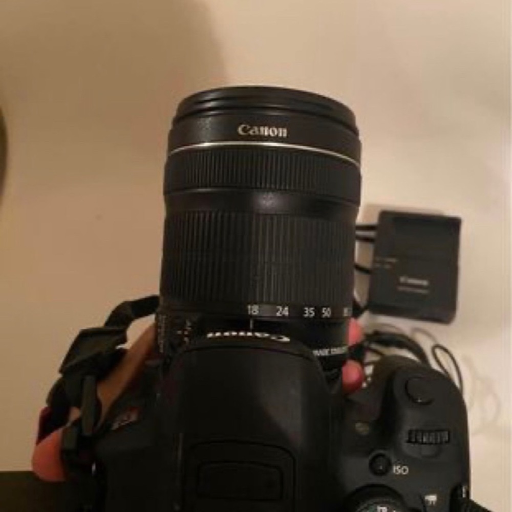 Canon Rebel t5i with lens 18-135mm